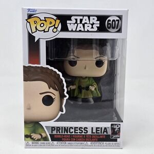 Funko Pop Star Wars Princess Leia 607 Return Of The Jedi Bobble-Head Figure